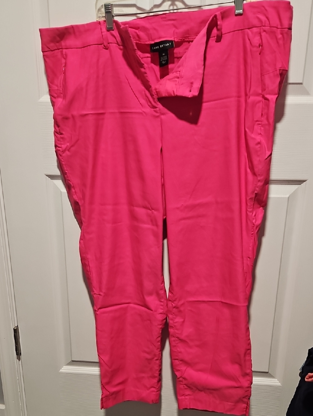 Lane Bryant Hot Pink Cropped Pants